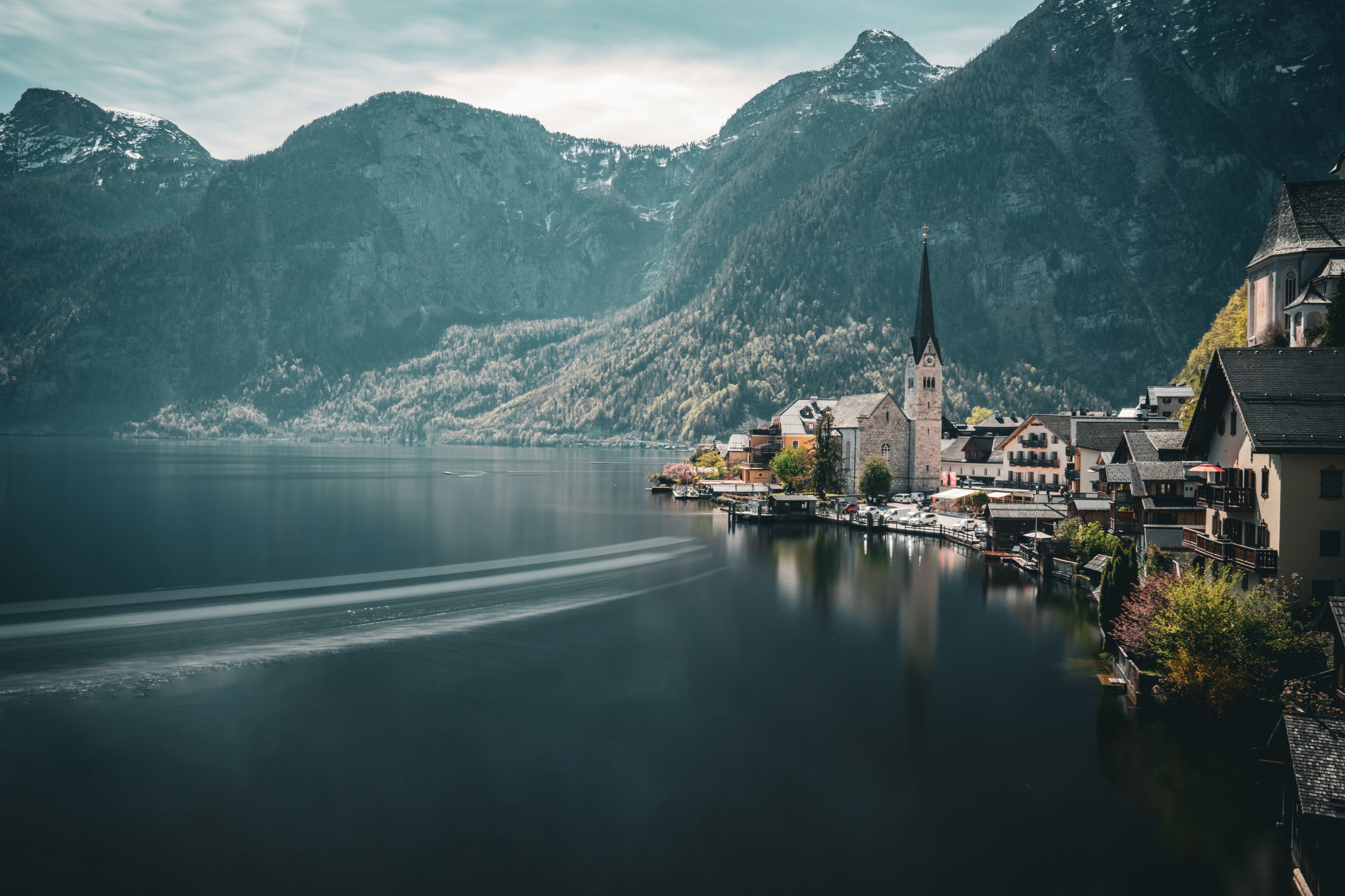 Hallstatt am Ostersonntag