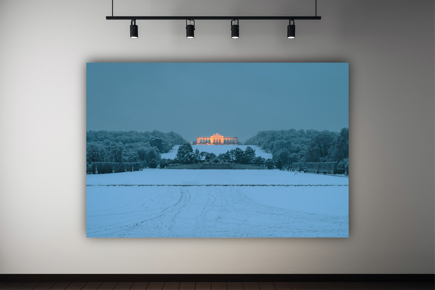 Winterstille über Schönbrunn