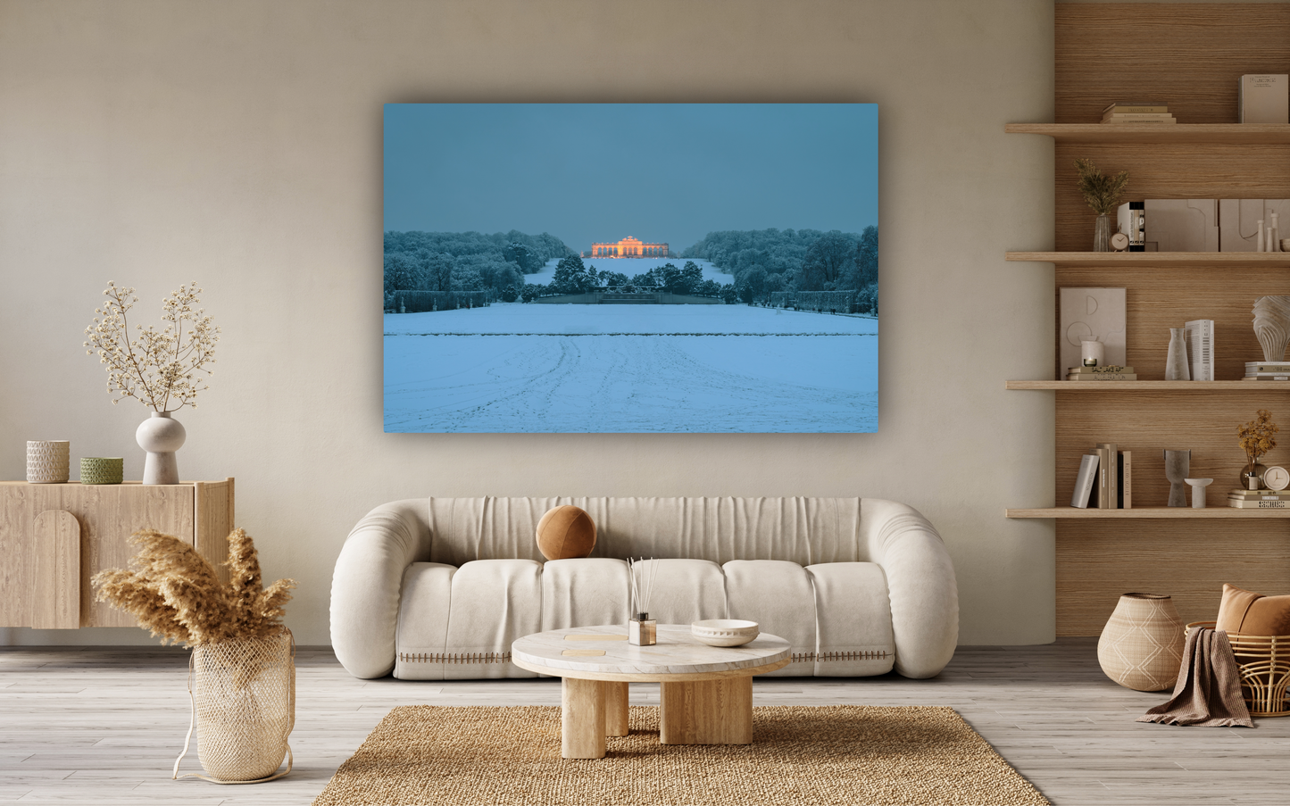 Winterstille über Schönbrunn