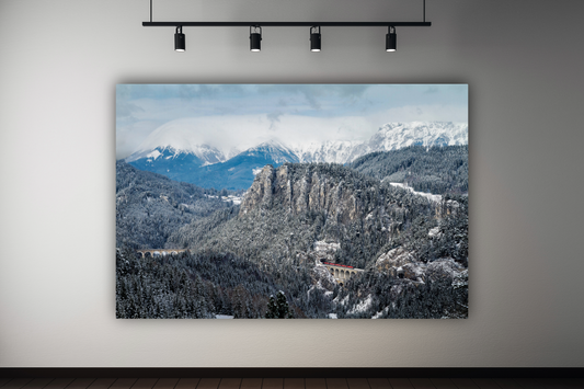 Berge und Bahn - Semmering im Winter